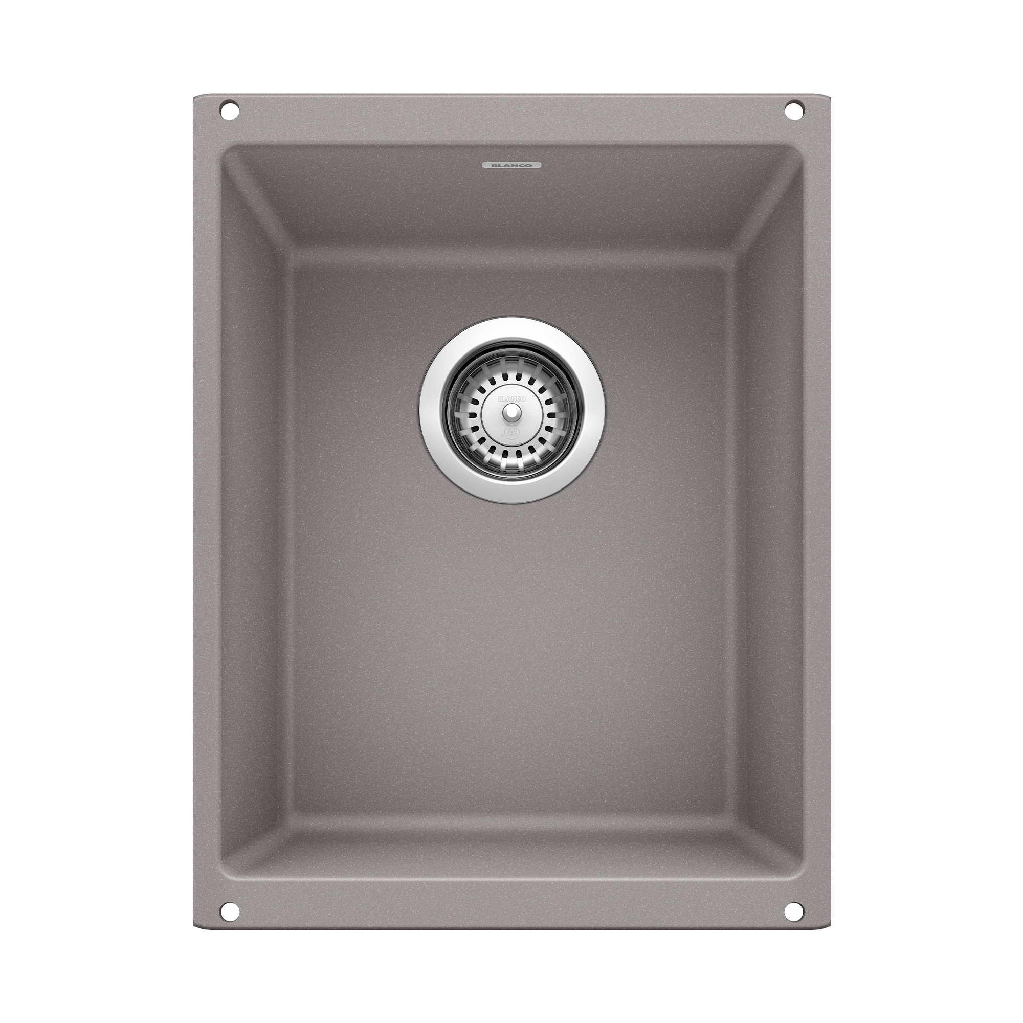 Blanco Precis SILGRANIT 13" Undermount Bar Sink - Metallic Gray