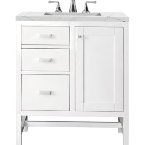 Addison 30" Single Vanity, Glossy White
