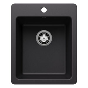 Blanco Liven SILGRANIT 17″ Dual Mount Bar Sink – Coal Black