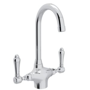ROHL San Julio® Two Handle Bar/Food Prep Kitchen Faucet In Polished Chrome